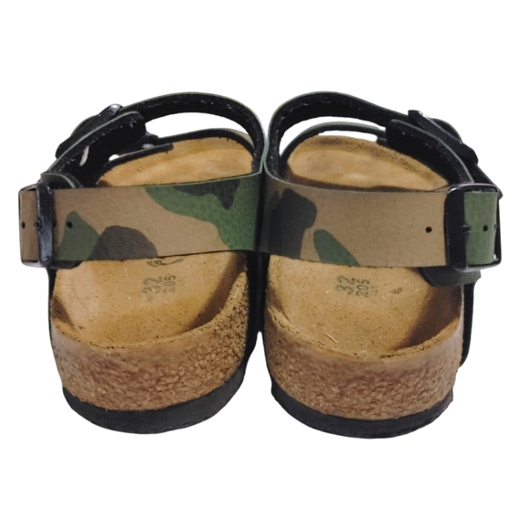 Birkenstock Kids Milano Hook & Loop desert soil camo Birko-Flor Kids Size 32 - 1 - Picture 6 of 8